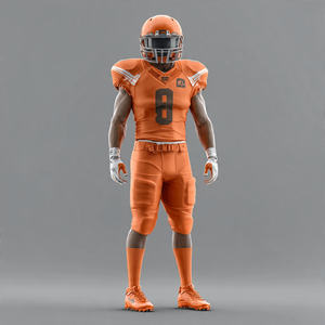 Uniformes de Fútbol Americano 100% Poliéster, Ropa Deportiva, Camisetas de Fútbol con Cuello en V, Unisex - Product Image 4