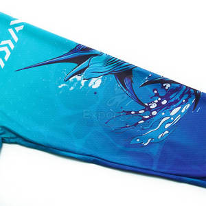 Camisas de pesca de poliéster 100% de alta calidad, ropa de pesca transpirable de secado rápido, camisas de pesca - Product Image 3