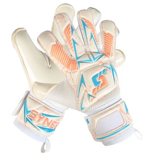 Gants de gardien de but de football à prix réduit, paume en latex durable, tissu respirant et coussinets doux et confortables - Product Image 4