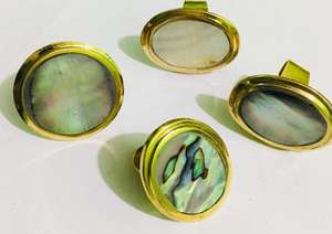 Elegante anillo de moda de metal de latón con diseño de dedo único para ocasiones de fiesta - Product Image 4