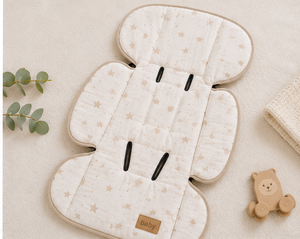 Housses de siège auto pour bébé en mousseline de coton 100% douce, universelles, respirantes, coussinets de poussette, fournisseur direct, fabriqué en Turquie - Product Image 2