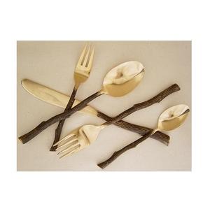 Ensemble de couverts en argent Offre Spéciale, ensemble de couverts en acier inoxydable avec poignée, ensemble de vaisselle, couverts polis miroir pour hôtel - Product Image 4