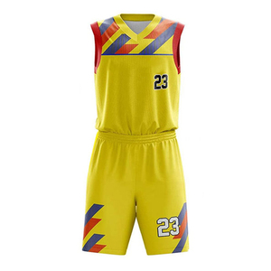 Fashionable Unisex Sublimation Basket Ball Uniform Set 100% Polyester Sleeveless Jersey with Custom Logo New Design Sportswear - Product Image 5
