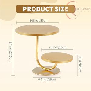 Soporte para Pasteles de Metal Duradero con Diseño Premium, Apto para Pastelerías, Cafeterías y Uso Doméstico - Product Image 3