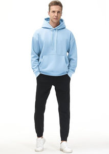 Sweats à capuche pour hommes Pull-over décontracté Top à capuche en coton doux Impression de logo personnalisé Streetwear surdimensionné Vêtements d'hiver - Product Image 5