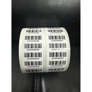 Étiquettes autocollantes personnalisées pour codes-barres, pour bibliothèque, en acrylique adhésif, matériau BOPP, simple face, sensibles à la pression - Product Image 3