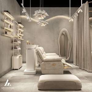 Muebles Modernos de Lujo para Salón y Barbería, Diseño de Madera con Cajones para Gimnasio, Hotel, Centro Comercial y Uso en Exteriores - Product Image 4