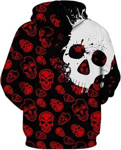 Pull à capuche d'hiver unisexe imprimé galaxie 3D de haute qualité 100% coton style décontracté avec grandes poches conçu pour tout le monde - Product Image 5