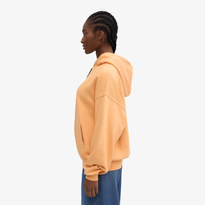 Sweat-shirts pour femmes personnalisés, respirants, 100% coton, motif uni, style décontracté, à capuche, avec logo sur le devant, fabriqués au Pakistan - Product Image 2