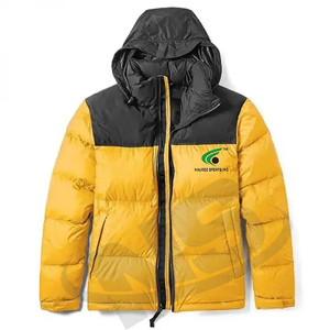 Veste matelassée en toile pour homme, sur mesure, imperméable à l'avant, légère, confortable, streetwear d'hiver, haute qualité - Product Image 5