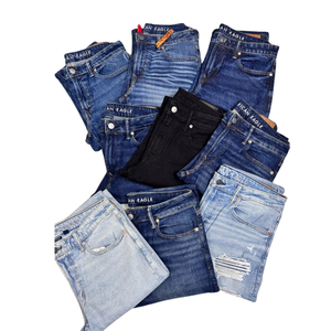 Vêtements pour hommes de marque, coupe droite |   Adoucissant |   100% coton |   Taille mi-haute |   Design patchwork |   Pantalons décontractés tendance |   Étiquettes prêtes à l'emploi |   Haute qualité - Product Image 3