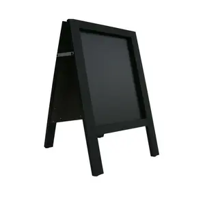 Mini Message Blackboard Signs Wooden Tabletop Chalkboard Sign with Base Stand for Wedding