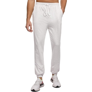 Pantalon de jogging décontracté évasé pour homme, personnalisé, de haute qualité, respirant, taille élastique, 100 % coton, léger, délavé à la pierre - Product Image 2