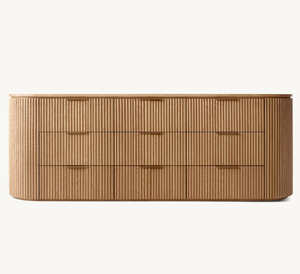 Meubles modernes de style européen personnalisés pour la chambre à coucher, commode à 9 tiroirs de style nordique - Product Image 5