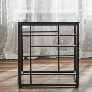 Mesa de centro redonda de metal de diseño moderno con lado de hierro Nuevo juego de muebles de sala de estar disponible a precio de venta al por mayor - Product Image 1