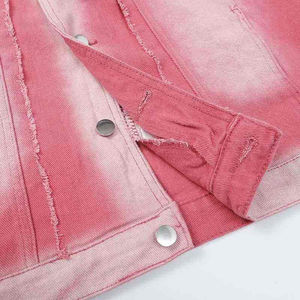 Chaqueta de Mezclilla para Hombre, Estilo Informal, Lavado Ácido, Desgastada, Estilo Workwear, Chaqueta de Mezclilla Informal de Alta Calidad - Product Image 4