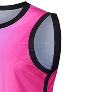 Uniforme de basket-ball unisexe design sans manches avec logo personnalisé style ensembles respirants vente chaude - Product Image 6