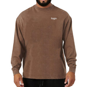 Sudadera con Capucha para Hombre, Estilo Lavado Ácido, 100% Algodón, Logotipo Personalizado Bordado, Tela de Felpa, Talla Estadounidense, Ropa Deportiva para Gimnasio - Product Image 1