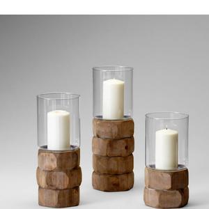 Antique Écorce Bois Chunky Pilier Stand pour Home Decor Noël-Prix d'usine de gros pour les fêtes et événements - Product Image 2