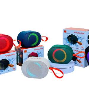 Altavoz PartyBoxMini Verde de 8W, Bluetooth, Portátil, Estéreo, Sonido para Fiestas al Aire Libre, para Teléfonos Celulares y Dispositivos - Product Image 6