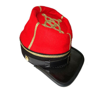 Sequin Embroidered Adjustable 6 Panel American Reproduction Kepi Black <b>Band</b> Outdoor Four Seasons Polyester/Cotton Men's <b>Hats</b> - Product Image 4