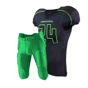 Uniforme de football américain en gros Tackle Twill 100% polyester respirant à manches courtes à bas prix - Product Image 3