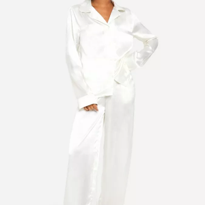 Pijamas de Muselina Térmica Suave de Lujo para Mujer, 95% Poliéster + 5% Elastano, Ropa de Dormir de Alta Calidad para Verano e Invierno, Venta al Por Mayor 2024 - Product Image 4