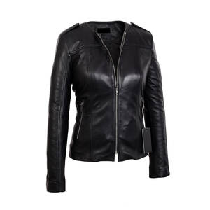 top Quality Women's Genuine Leather <b>Jacket</b> Custom Design Slim Fit <b>Sheepskin</b> Motorcycle Winter <b>jacket</b> - Product Image 1