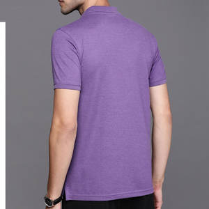 Polo en coton pour hommes, qualité supérieure, tissu doux respirant, manches courtes, mode décontractée, approvisionnement d'usine OEM - Product Image 3