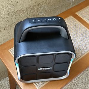 ระบบคาราโอเกะพกพาออลอินวัน ลำโพง <span class=keywords><strong>BeastBox</strong></span> 50W พร้อมไมโครโฟนไร้สาย 2 ตัว ไฟ RGB รองรับ BT/USB/TF/AUX ขนาดกะทัดรัด พกพาสะดวก - Product Image 6