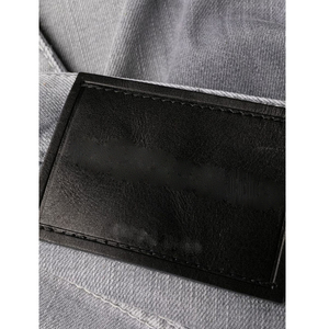 กางเกงยีนส์ขาเดฟสำหรับผู้ชายกางเกงยีนส์สีเทากางเกงยีนส์ขาดๆคุณภาพสูงแฟชั่นใหม่2025 - Product Image 6