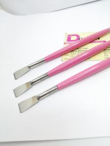 Customizable Reusable Y-Shape Lash Lift Tool Sustainable Stainless Steel Eyelash Perm <b>Comb</b> Pink Eyelash Extension Separator Tool - Product Image 4