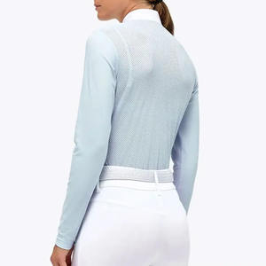 Último diseño 2024 Ropa ecuestre Manga larga Sublimación digital Capa base impresa para jinetes jóvenes - Product Image 2