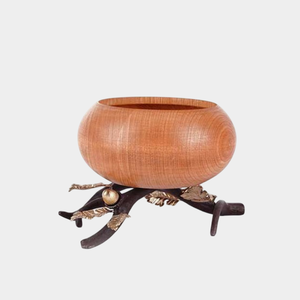 Handcrafted Handmade Wooden <b>Bowl</b> Artistic Eco-Friendly Modern Design Kitchen Decorative Fruit <b>Bowl</b> Elegant Salad <b>Serving</b> Home - Product Image 1