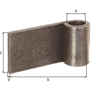 Suministros de Jardinería, Tira de Acero Crudo para Soldar de 16x75x45x5mm, GAH - Paquete de 10 - Product Image 1