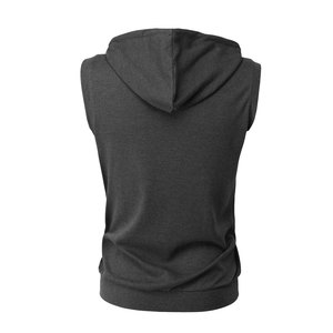 Men Workout Sleeveless <b>Hoodie</b> <b>Lightweight</b> and Breathable Gym <b>Hoodie</b> for Fitness Bodybuilding - Product Image 3