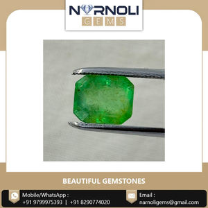 Invierta en belleza: compre esmeraldas colombianas no tratadas al por mayor-Octágono facetado de 8,6x7,2mm, natural y exquisito - Product Image 6