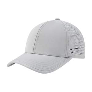 Venta al por mayor 6 paneles de corte láser sombreros de color sólido en blanco gorras de golf impermeable sombrero ligero transpirable deporte Gorras Vietnam fábrica - Product Image 1