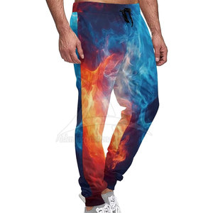 Pantalon décontracté pour homme en gros, automne-hiver, coupe droite, sublimation, qualité lavée premium, confortable, professionnel, 100% - Product Image 4