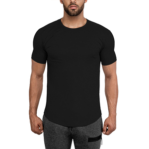 Camiseta de punto de secado rápido con logo personalizado al por mayor para hombre, estilo casual urbano, suministro de fábrica - Product Image 5