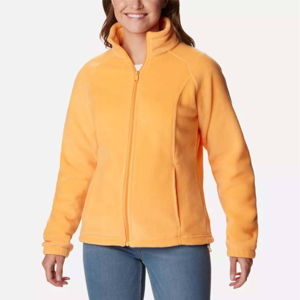 OEM fabricante personalizado mejor venta de invierno de moda Softshell cremallera completa de poliéster polar chaqueta de lana para las mujeres con ropa casual - Product Image 1