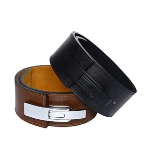 Weightlifting Belt Strong durable belt designed for <b>lifter</b> seeking improved strength and lower back support during heavy workout - Product Image 4