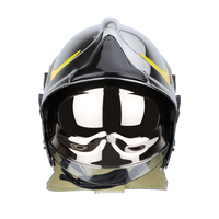 Casque de pompier ignifuge DoubleSafe, résistant aux flammes, argenté, réglable, pour la sécurité et les secours