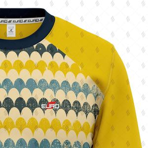 Sweat-shirt à col rond en coton/polyester personnalisé OEM avec impression sérigraphique, coupe classique, teinture unie, écologique, pour l'hiver - Product Image 2