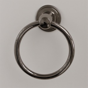 Porte-serviettes en métal artisanal avec surface noire mate Travail artisanal offrant un accent décoratif pour l'intérieur et fonctionnel - Product Image 6