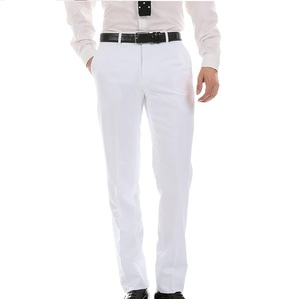 Pantalon habillé personnalisé de qualité supérieure pour hommes pantalon de bureau formel décontracté teint uni séchage rapide coupe ajustée pour hommes pantalon à vendre - Product Image 5