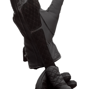 Premium Leather Cruiser Classic Moto Guante Negro Motocicleta Auto Racing Wear Guantes Para Hombres - Product Image 4