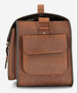 Design élégant en cuir véritable écologique léger sac pour appareil photo fermeture éclair Durable pliable facile emballage voyage en plein air inde - Product Image 5