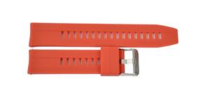 JD467 Unisex Sports <b>Watch</b> Band Adjustable Breathable Water-Resistant Red Silicone Soft 20-22mm Stainless Steel Buckle 27cm <b>Watch</b> - Product Image 5