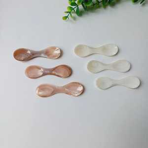 Auténtica cuchara artesanal de nácar, utensilio ecológico pulido para servir caviar en restaurantes, resorts y hogares - Product Image 4